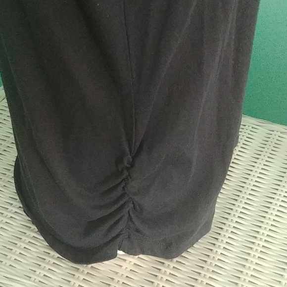 Black Top with Black & White Polka Dot Collar 2X - Picture 8 of 8